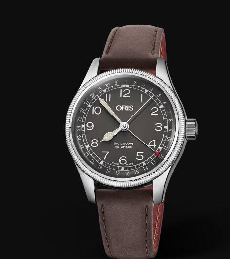 Review Oris Aviation Big Crown Pointer Date 36MM Replica Watch 01 754 7749 4064-07 5 17 67G - Click Image to Close